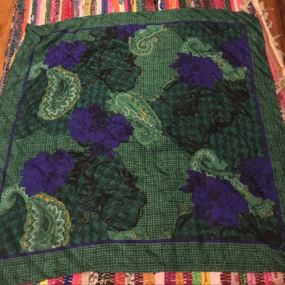 Vintage Christian Dior Scarf 100% silk